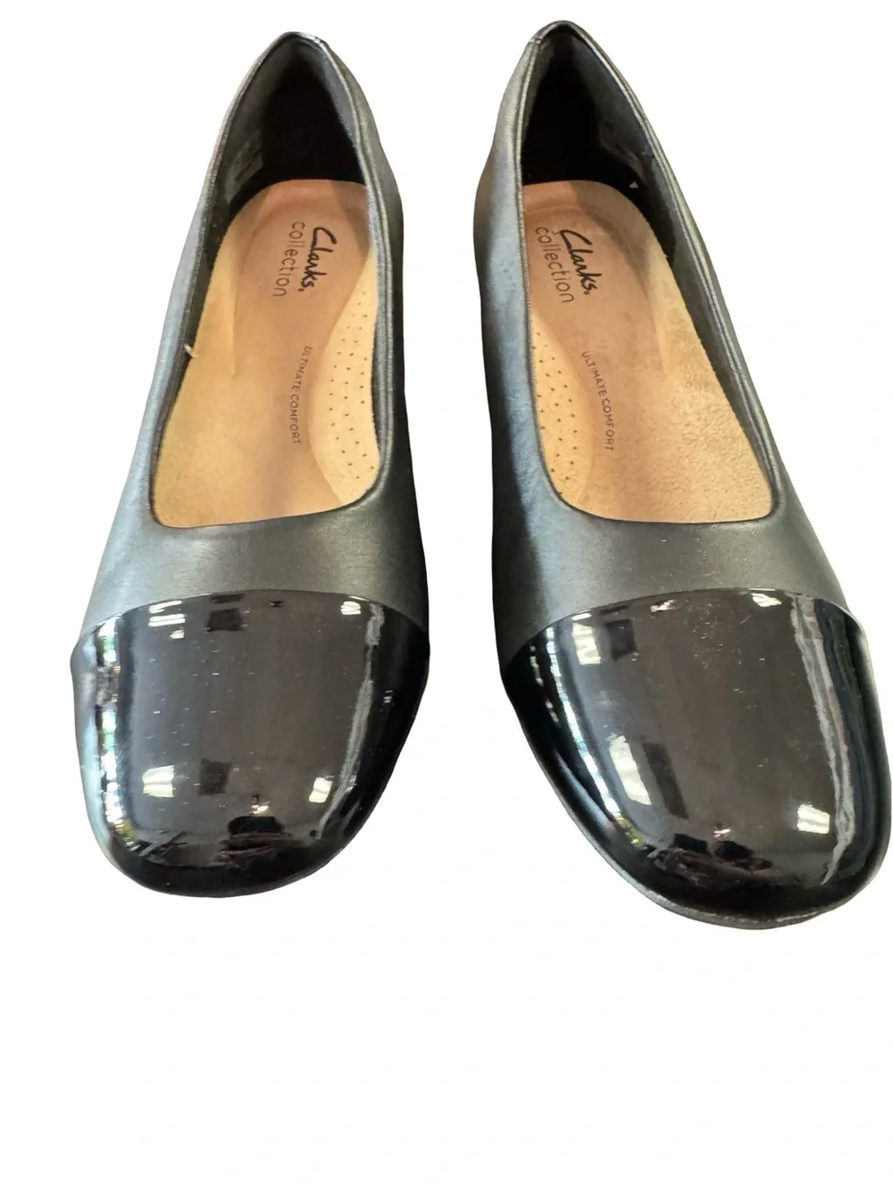 1519 / Clark’s Collection Marilyn Sara Low Block Heels Size 7M
